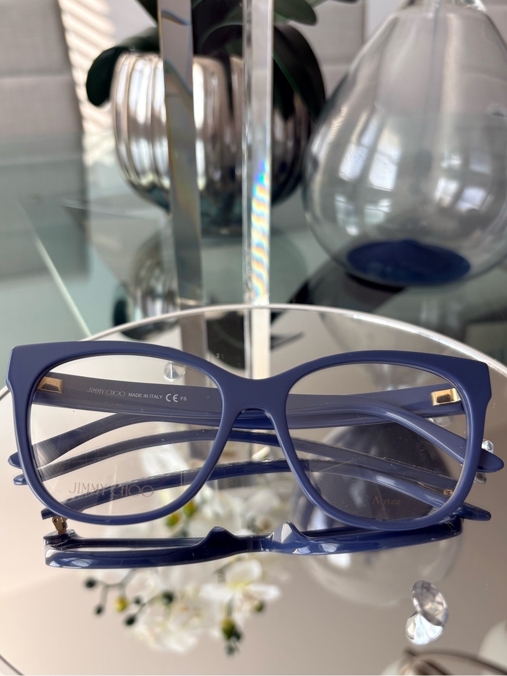 Jimmy Choo Star Embossed Optical Frames